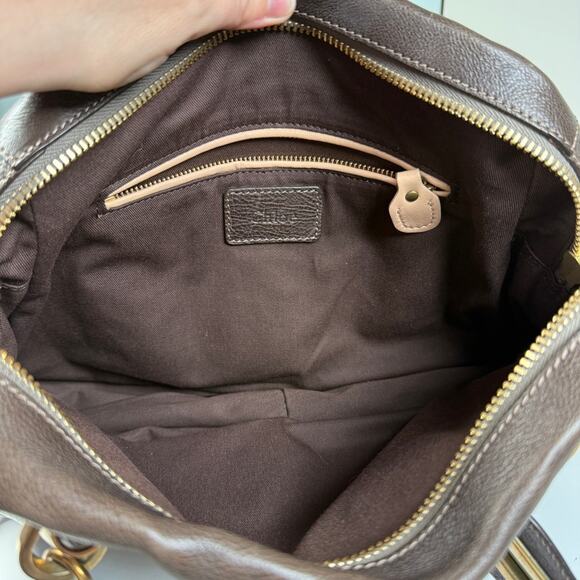 Chloé Paraty Brown Leather Tote - Picture 16 of 16